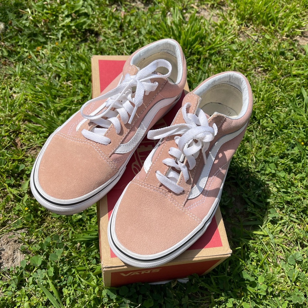 Rose pink old school Vans